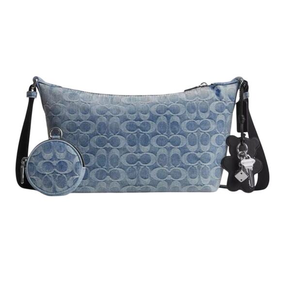 Coach Handbags - Coach Denim Finn Crossbody NWT